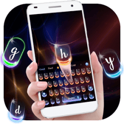 neon light keyboard red blue иконка