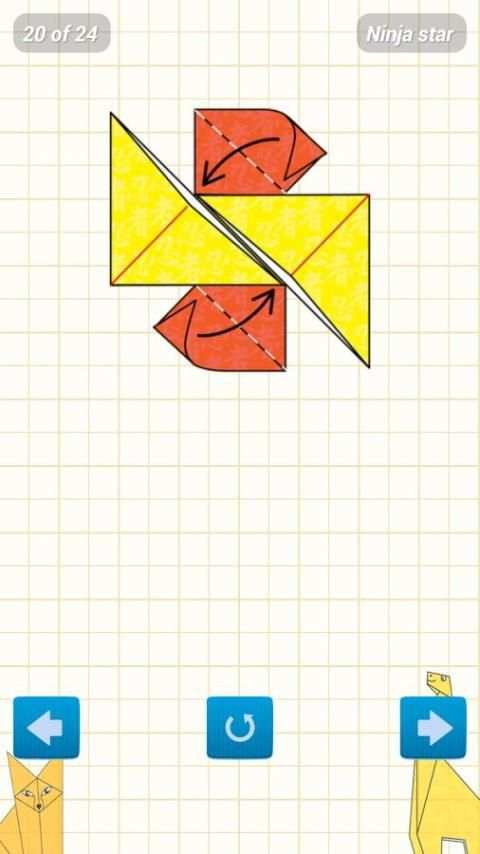 Animated Origami Instructions 3 تصوير الشاشة