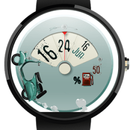 Let's Roll: Scooter Watch Face आइकन