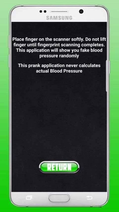 Blood Pressure Checker Finger BP Scanner Prank 4 تصوير الشاشة