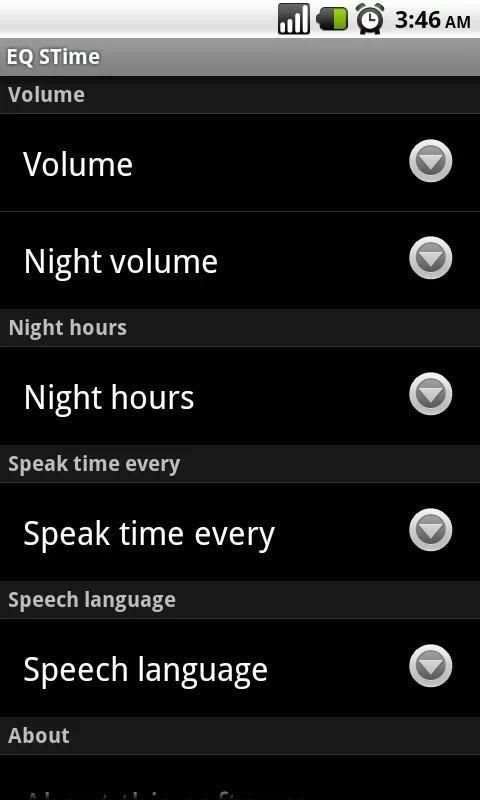 Speaking Clock - EQ STime Demo screenshot 4