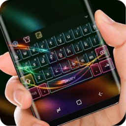Neon Laser Colorful Light Keyboard Theme иконка