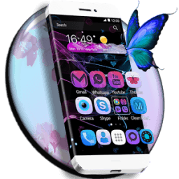 Glow Butterfly - Launcher Theme иконка