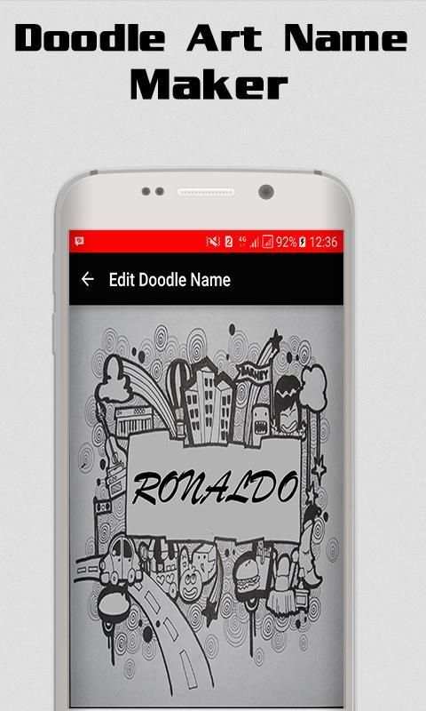 Doodle Art Name - Doodle Maker скриншот 3