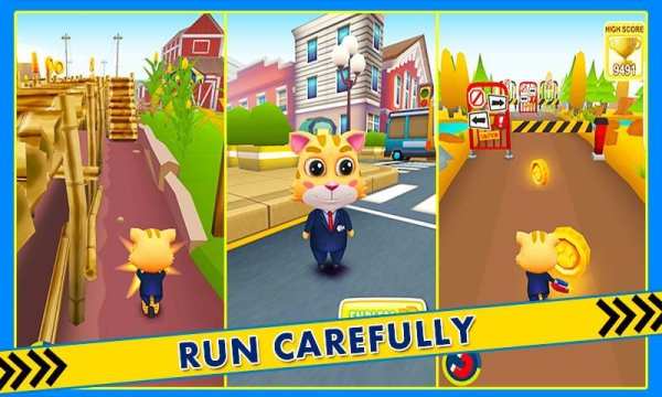 Super Talking Tom Rush screenshot 3