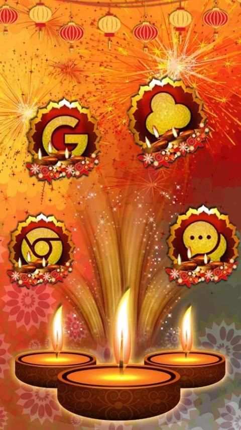 Happy and Shubh Deewali Theme screenshot 4