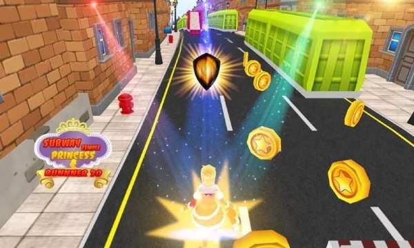 In Subway Princess Run Temple Runner 3D Game 4 تصوير الشاشة