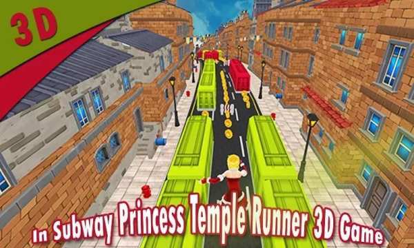 In Subway Princess Run Temple Runner 3D Game 2 تصوير الشاشة
