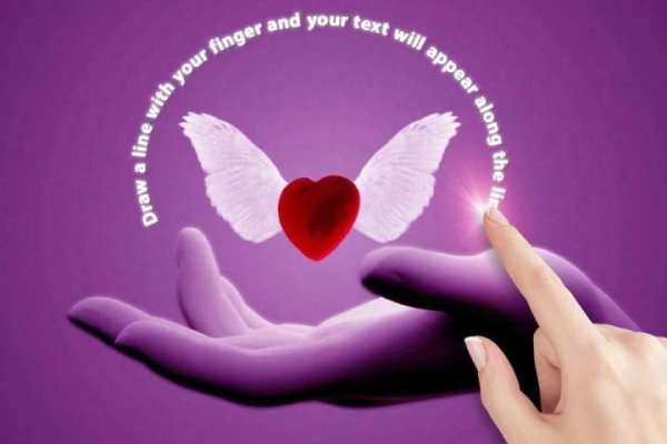 Curve Text Photo Editor :Text on Pic Swipe to Type 2 تصوير الشاشة