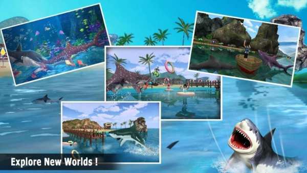 Shark Bite Attack 3D-Shark Games स्क्रीनशॉट 4