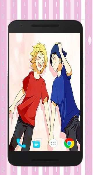 Yaoi 2D cute wallpaper 3 تصوير الشاشة