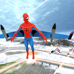 Flying Gunship Super Hero Battle أيقونة