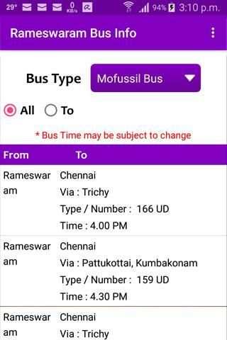 Rameswaram Bus Info screenshot 6
