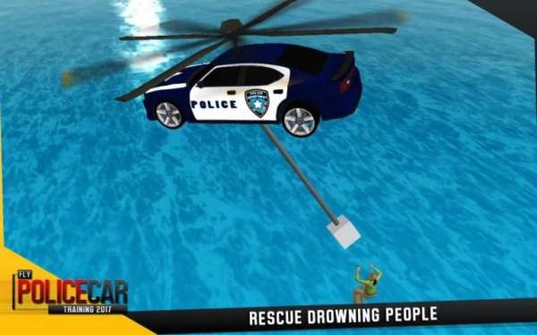 Flying Police Car Training screenshot 1