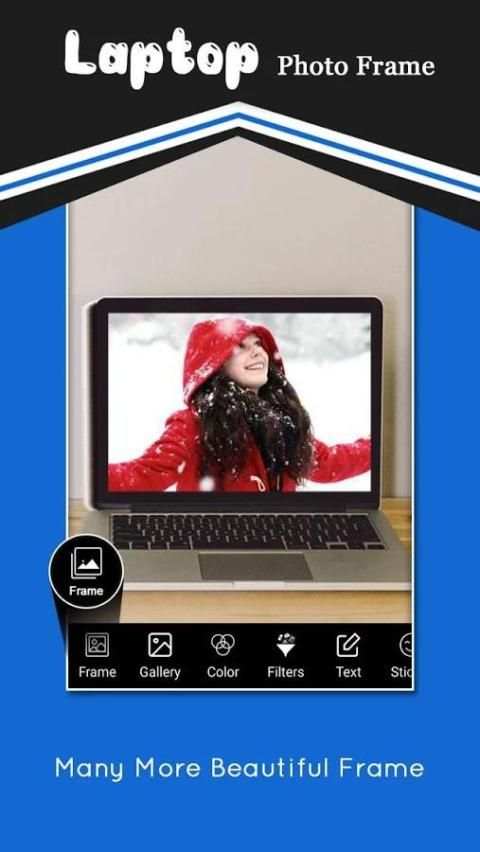 Laptop Photo Frame 6 تصوير الشاشة