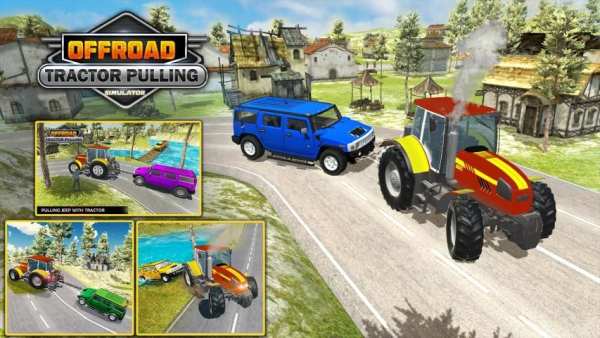 Offroad Tractor Pulling Simulator - Mudding Games 6 تصوير الشاشة