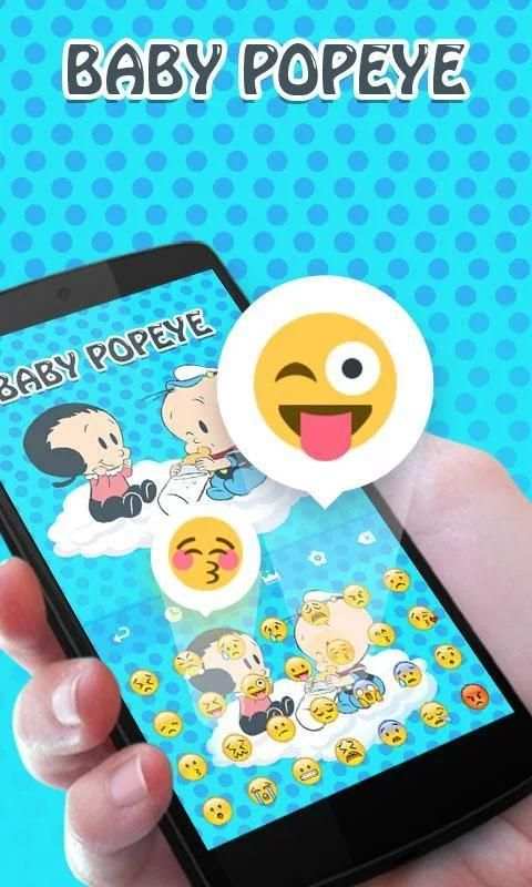 Baby Popeye GO Keyboard Theme screenshot 3