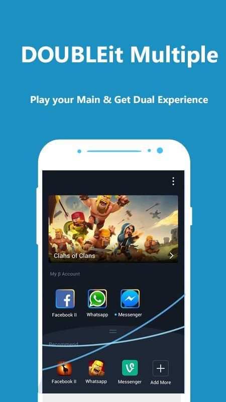 DOUBLEit Lite - Multiple Accounts & Dual App screenshot 1