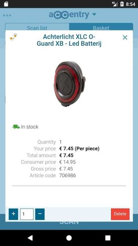 Accentry Scan App screenshot 2