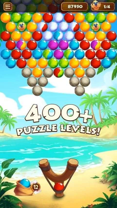 Bubble Beach Bird Rescue 2 تصوير الشاشة