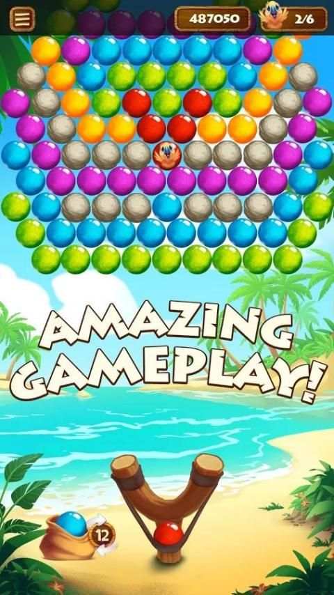 Bubble Beach Bird Rescue 5 تصوير الشاشة