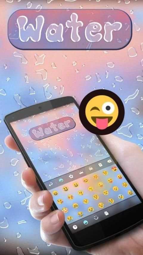 Water GO Keyboard Theme screenshot 6