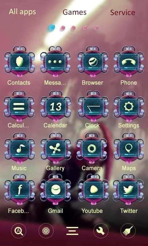 Cyberpunk GO Launcher screenshot 5