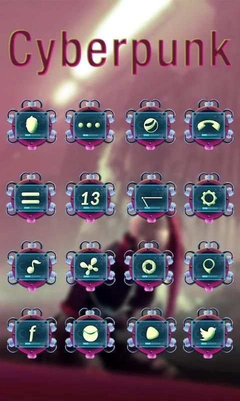 Cyberpunk GO Launcher screenshot 4