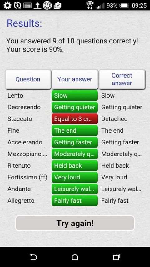 Music Theory Terms and Signs 1 تصوير الشاشة