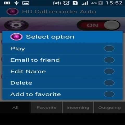 HD Call Recorder screenshot 2