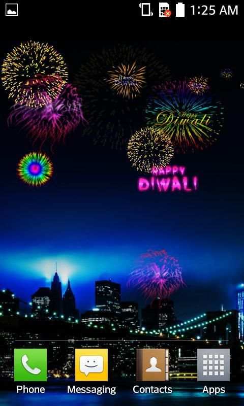 Diwali Fireworks Live Wallpaper 2017 скриншот 3