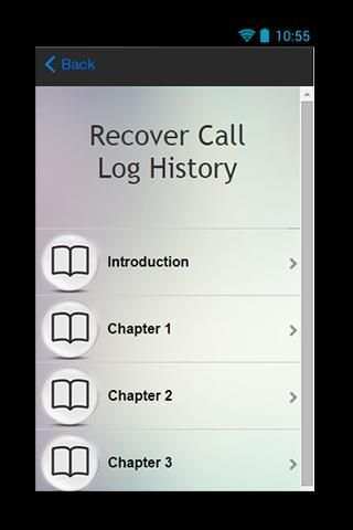 Recover Call Log History Guide screenshot 3