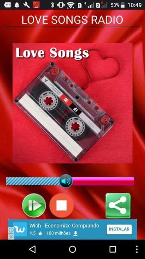 LOVE SONGS RADIO - THE LOVE IS IN THE AIR скриншот 1
