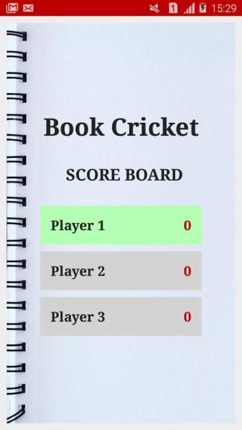 Book Cricket 5 تصوير الشاشة