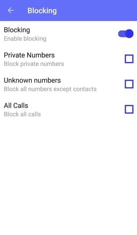Call Blocker - Call Blacklist Free screenshot 2