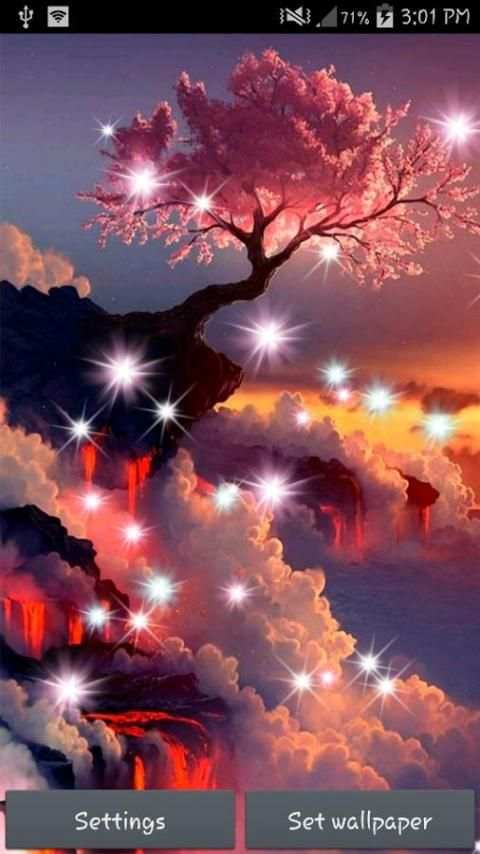 Sakura Live Wallpaper स्क्रीनशॉट 7