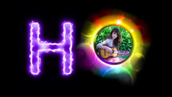 Lighting Text Photo Editor-Frame screenshot 3