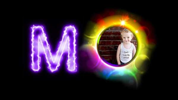 Lighting Text Photo Editor-Frame screenshot 2