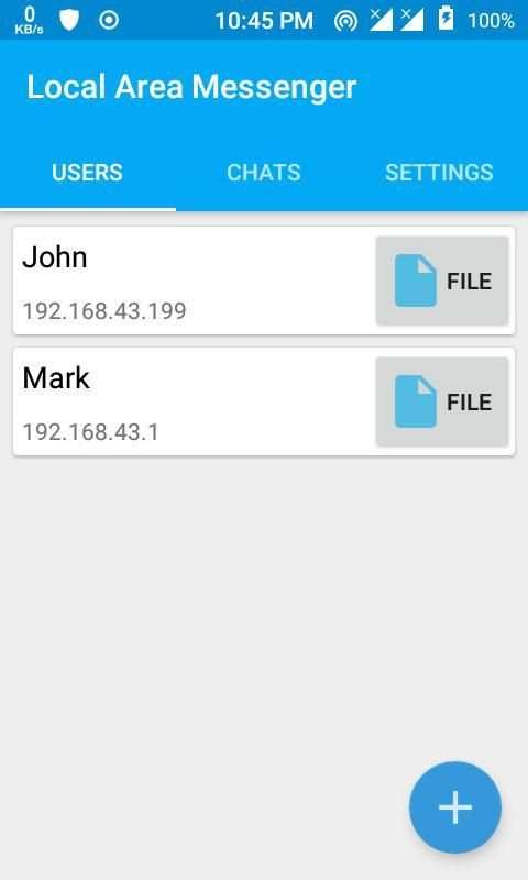 LAN Messenger - Peer to Peer File Sharing and Chat screenshot 5