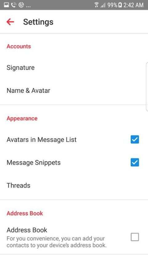 Email App - Fast Mail for Android screenshot 1