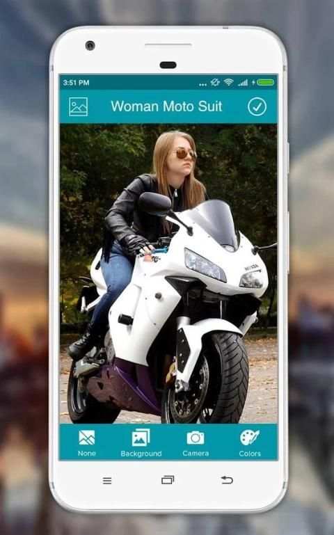 Women Moto Photo Suit screenshot 8