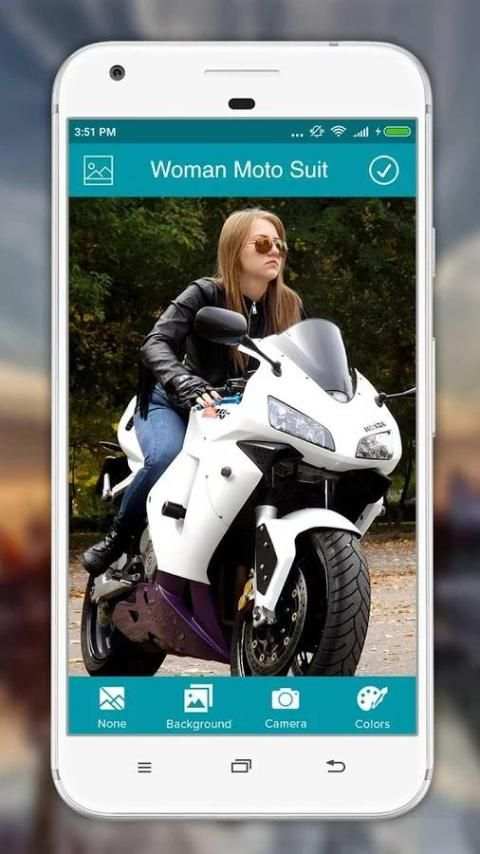 Women Moto Photo Suit screenshot 13