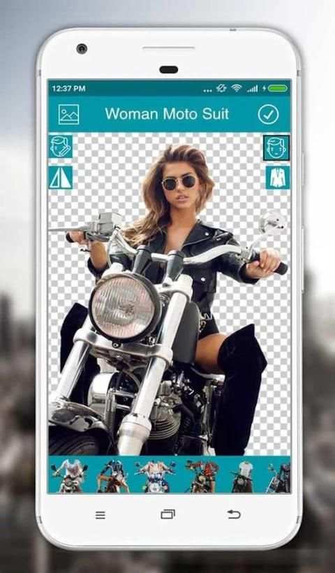 Women Moto Photo Suit screenshot 5