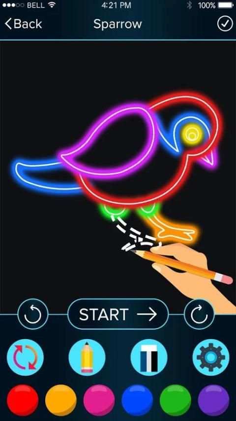 How to Draw Glow Bird स्क्रीनशॉट 15