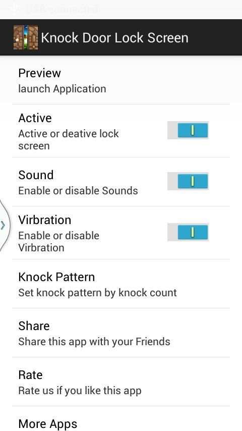 Knock Door Screen Locker скриншот 2