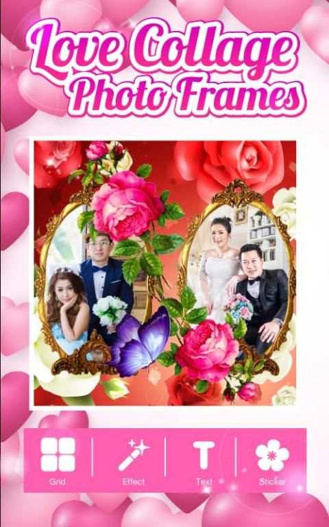 Love Collage Photo Frames 3 تصوير الشاشة