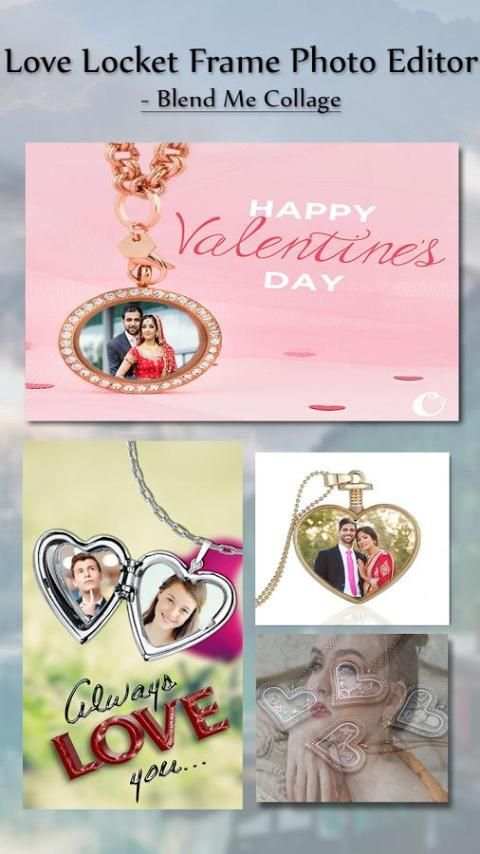 Love Locket Frame Photo Editor - Blend Me Collage скриншот 2