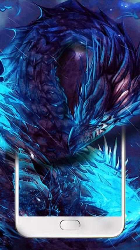 Tema Biru Neon Blue screenshot 4