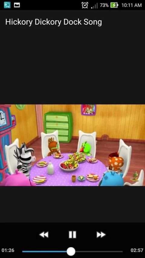 Hickory Dickory Dock Nursery Rhyme Song Offline screenshot 1