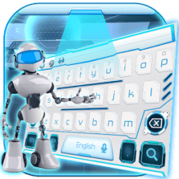 robot ai keyboard white future tech иконка